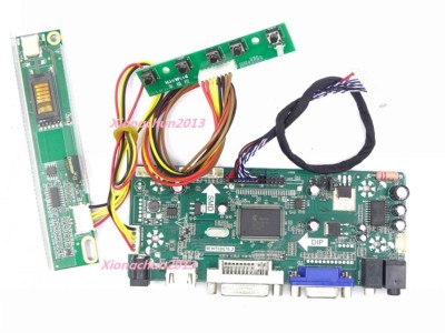 Carte Contrôleur Pour écran LCD 12.1" HSD121KXN1 - Résolution 1024x768 - Entrées VGA/DVI