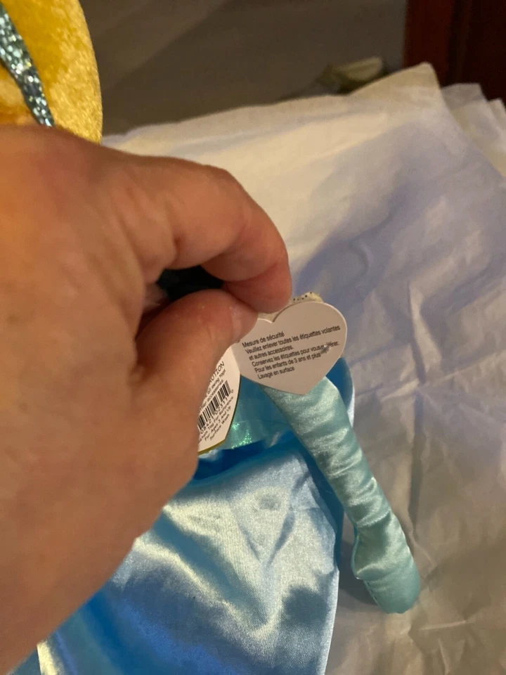 Juguete de peluche TY 18" 2020 Beanie Buddy Disney's Princess Cenicienta como nuevo coleccionable Foto 3 de 4