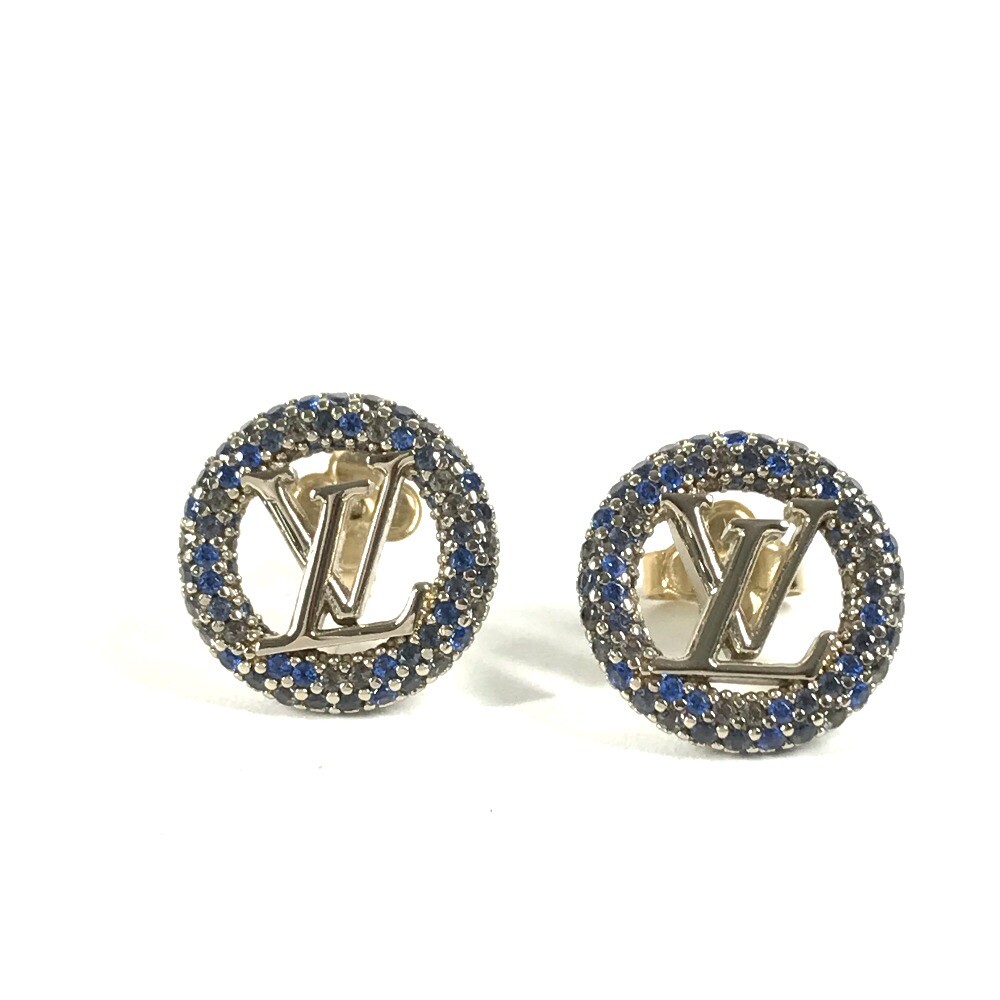 LOUIS VUITTON M01454 Rhinestone Pierce-Louise Tresor
