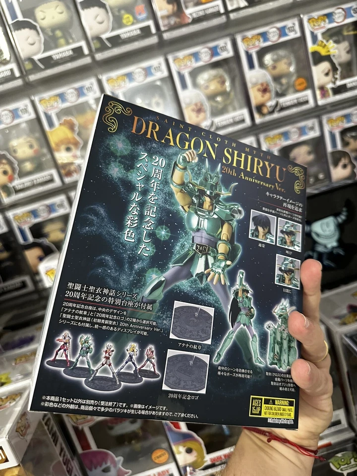 Saint Cloth Myth Dragon Shiryu Early Bronze Saint Cloth 20º Aniversário JP - Imagem 2 de 4