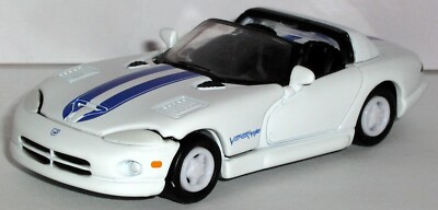 WHITE LIGHTNING 1996 96 DODGE VIPER RT/10 / Rubber Tire Muscle Car FREE SHIPPING