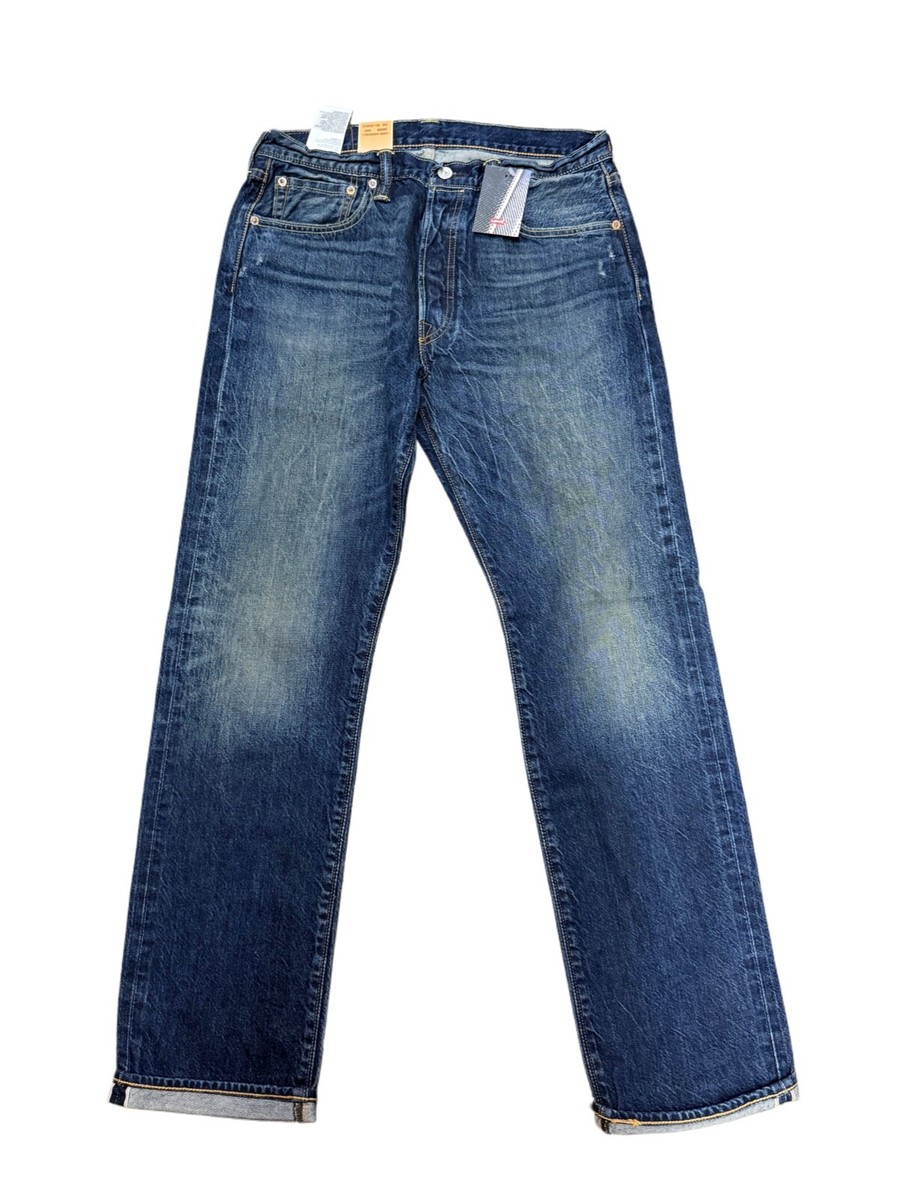 LEVI’S / 00's 501 08501 denim pants Levi's Men's 501 Original to Fit Selvedge Jeans Color Blue