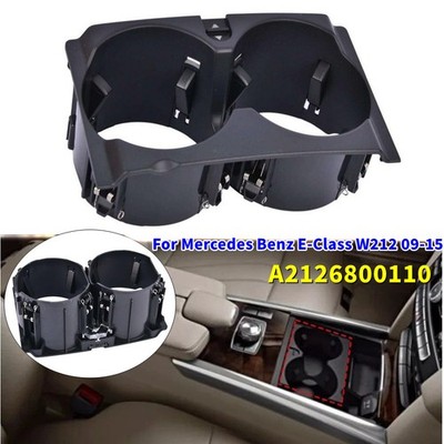Black For Mercedes Benz E-Class W212 09-15 Car Center Console Cup Bottle Holder