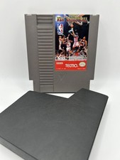 Tecmo NBA Basketball (Nintendo Entertainment System) 1992 Tested W/Sleeve