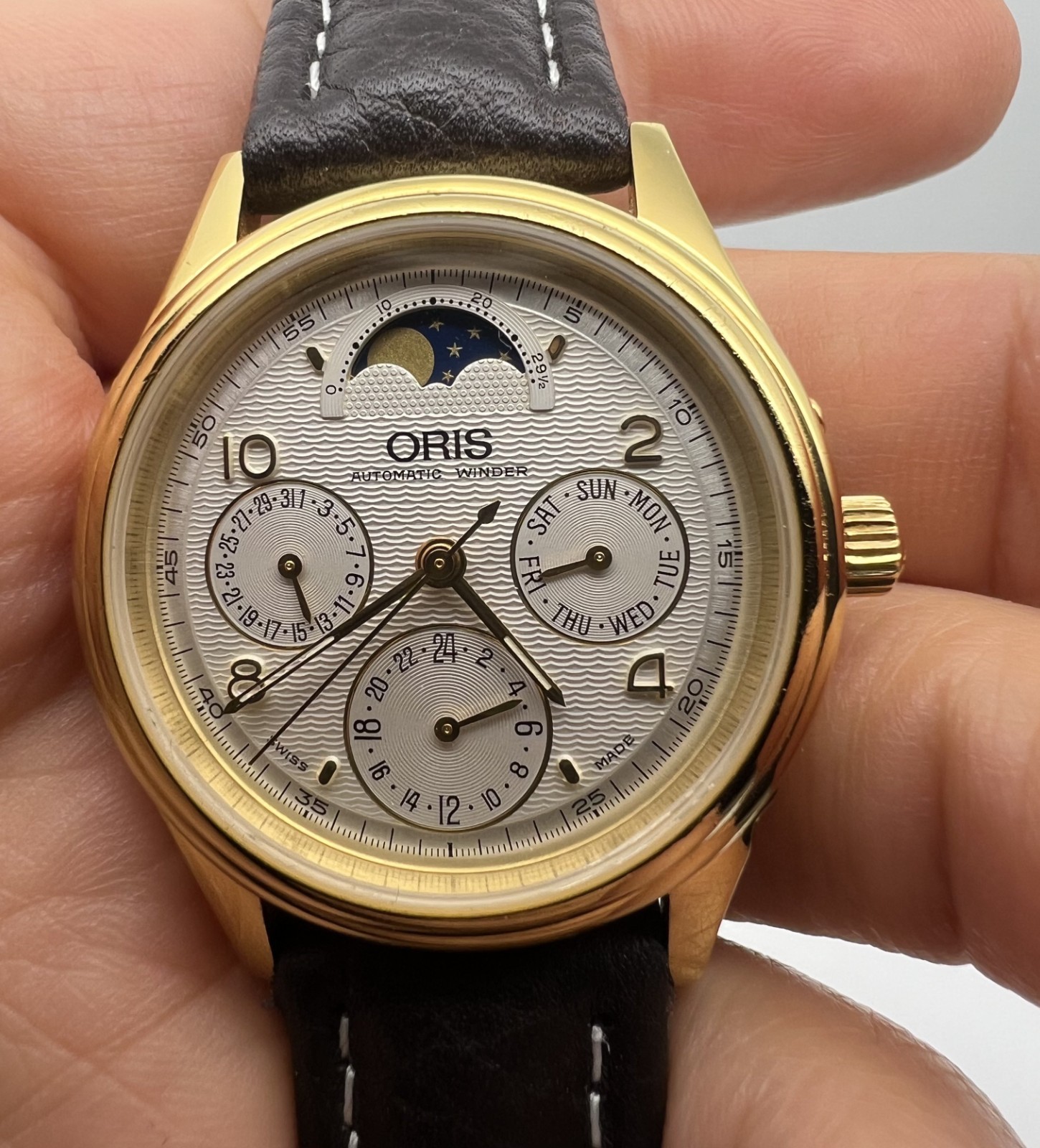 ORIS  COMPLICATION AUTOMATIC MOON PHASE REF 7433B… - image 8