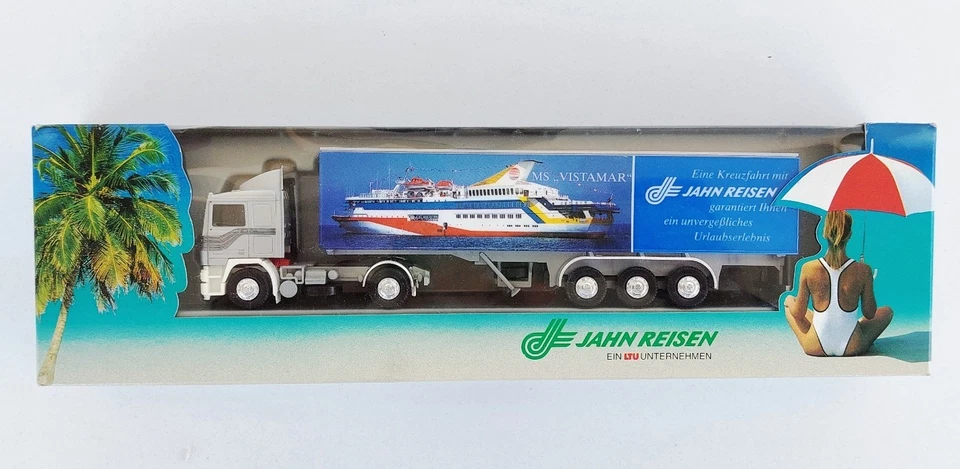 ALBEDO 1:87 #0928 Volvo F16 Globetrotter trailer Jahn Reisen LTU - Immagine 2 di 2