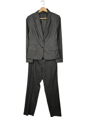 BRUNO BANANI Hosenanzug Damen Anzug Gr. DE 36 hellgrau Business-Look
