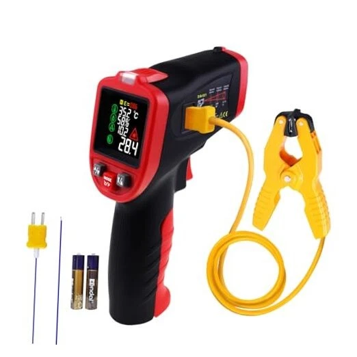 IR Laser Temperature Gun 58°1562°F Infrared Thermometer with K-Type
