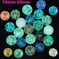 25mm Glow In The Dark Shooter Glass Marbles Ball Craft Fish Tank Vase Decorative