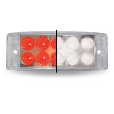 TRUX TLED-2X6RW 2" x 6" Dual Revolution Red Marker White Aux LED Trailer Light