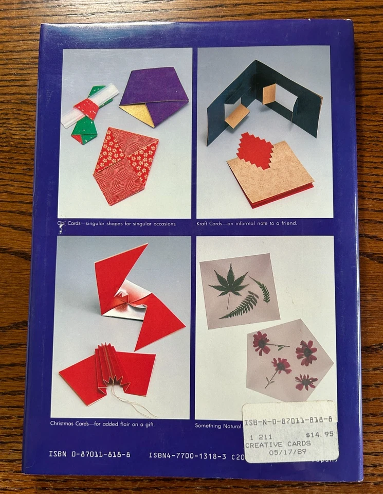 Vintage 1987 First Edition HC w/ Dust Jacket Creative Cards by Yoshiko Kitagawa - Image 2 of 4