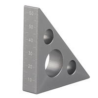Aluminiumlegierung Dreieck Lineal Winkel Lineal Holzbearbeitung Messwerkzeug