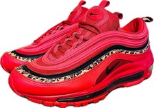 Nike Air Max 97 Schuhe Sneaker Damen Gr. 36 Rot Leopard Top