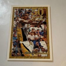 Topps 1993-94 Topps Gold 50 Point Club Reggie Miller #57 Indiana Pacers Insert