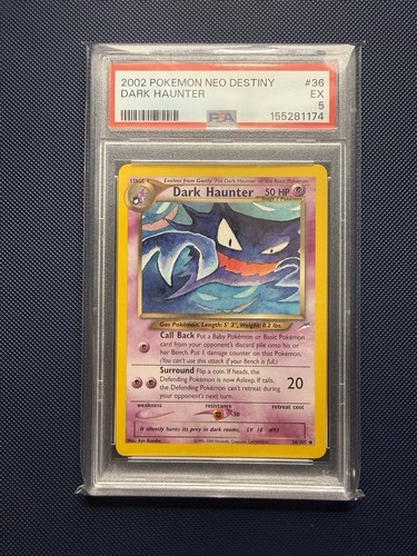 Dark Haunter (Unlimited) graded PSA 5 for sale on eBay