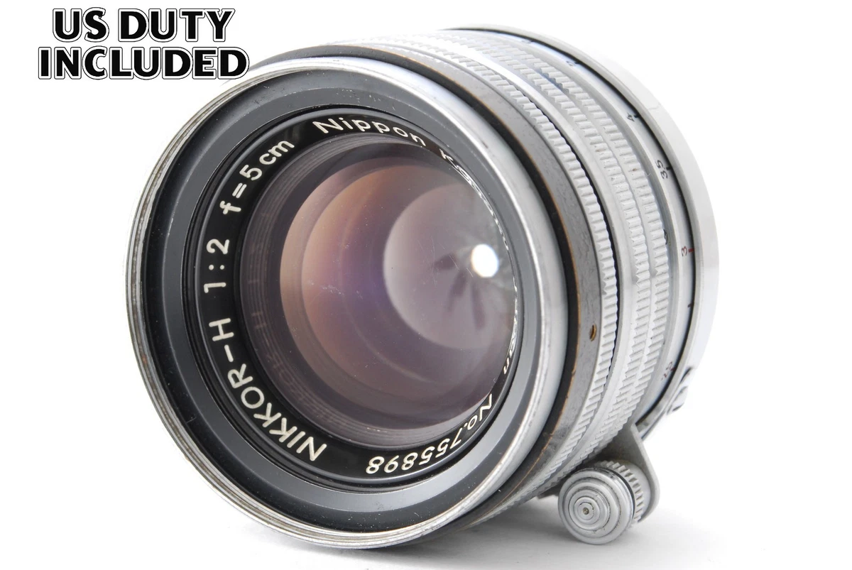 Nikon F ニコン F Nikkor-S 50mm F2 Nikkor 50mm f2 (S) Black – FLASHBACK CAMERA