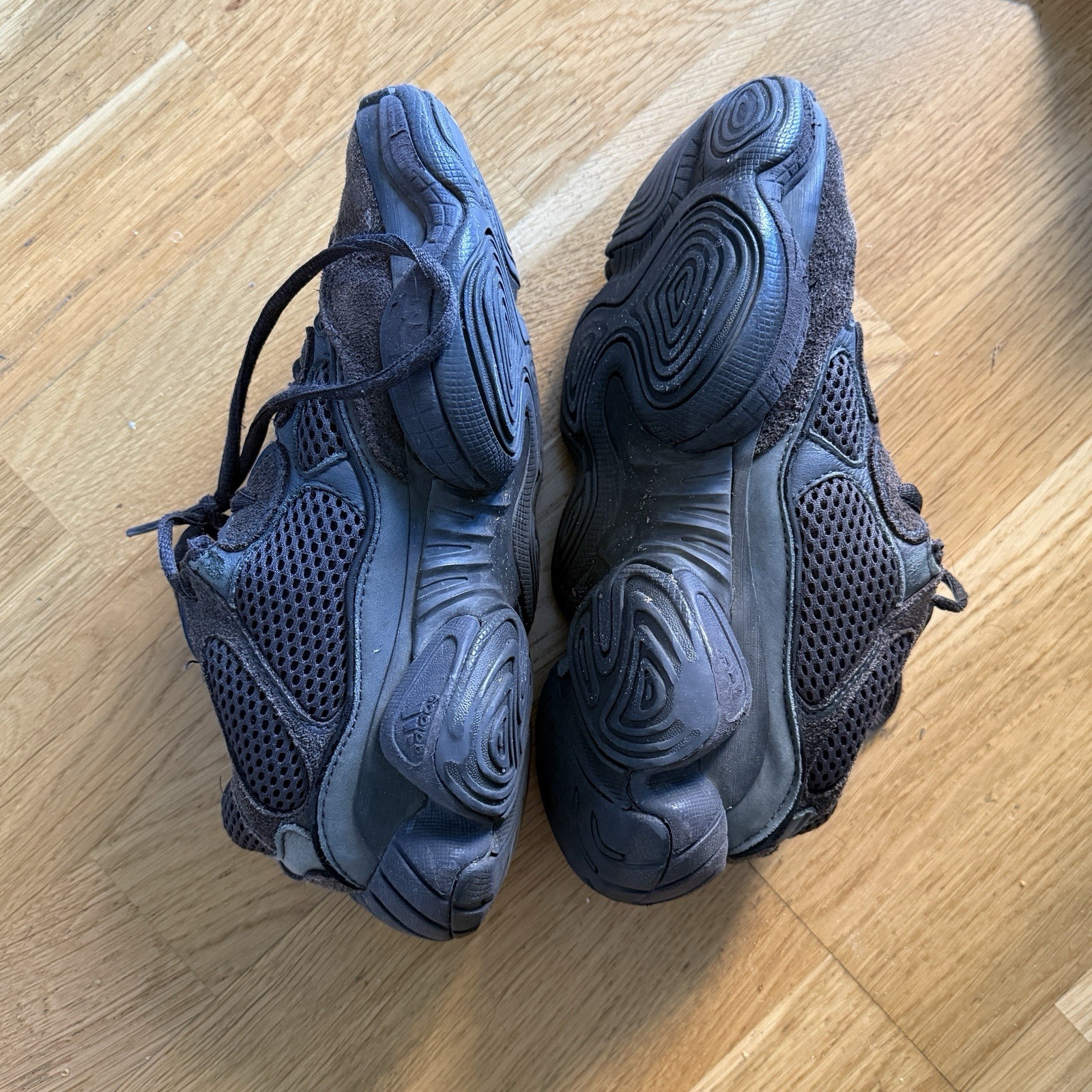 Adidas Yeezy 500 Utility Black F36640 Men’s/Women’s Size 5 Authentic Pre-Owned thumbnail 2