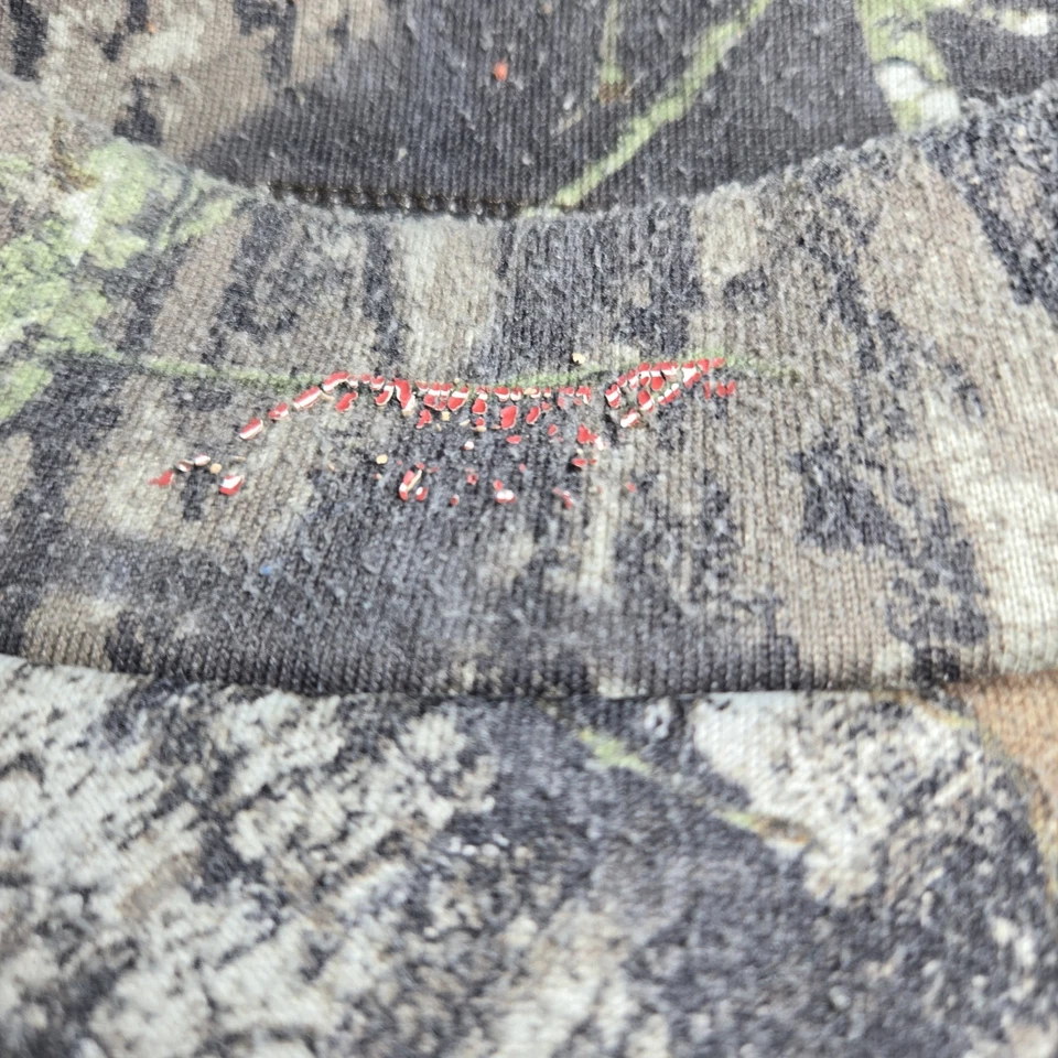 Camisa de expedición Mossy Oak Brush APX para hombre XL camuflaje aroma dejar de cazar ropa Foto 3 de 4