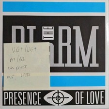 The Alarm Presence Of Love/ Knife Edge Vinyl Record 7" VG+/VG+ IRM155 1988