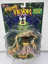 Spider-Man Veneno Planeta de los Simbiontes FAGO Figura Blanco Toy Biz