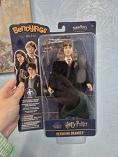 Harry Potter Noble Collection Bendyfigs Hermione Granger Authentic Figure NEW