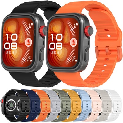 For Huawei Watch Fit 4 Fit 4 Pro Fit 3 Sports Silicone Watch Strap Band Bracelet