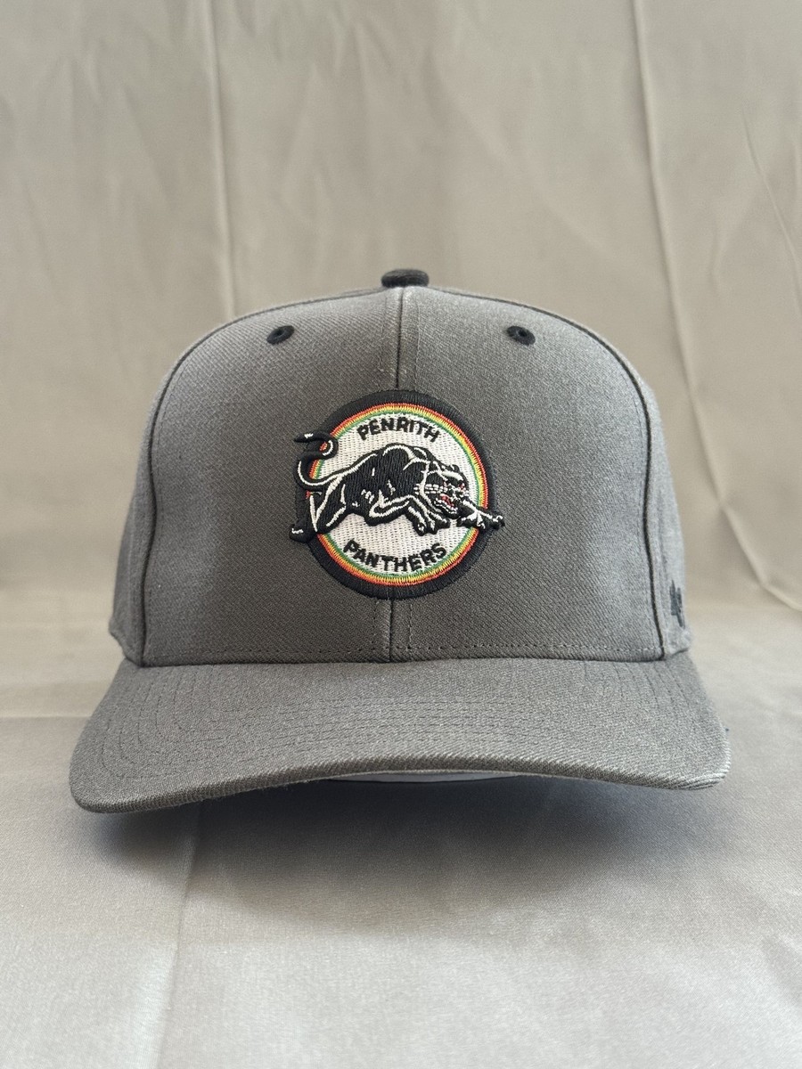 '47 Brand Penrith Panthers Grey Snapback Cap Embroidered Logo Hat