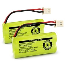 2-Pack 600mAh Battery BT183342 BT283342 for Vtech AT T Home Cordless Phones
