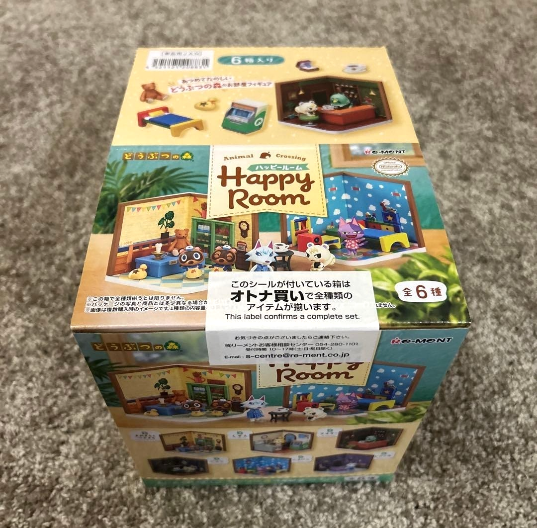 Animal Crossing Happy Room Complete Box 6 Piece Miniature figure