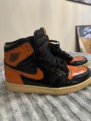 Jordan Air Jordan 1 Retro High OG Shattered Backboard 3.0 2019 Black Orange 555 