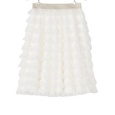 NWT 110 US 4- 5 small Hanna Andersson 12 Days of Christmas Tulle Ruffled Skirt