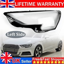 FOR AUDI A3 8Y 2020-2023 FRONT HEADLAMP HEADLIGHT LENS COVER LEFT LH NEW