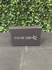 Code 118 Mens MagSafe Wallet Metallic Silver