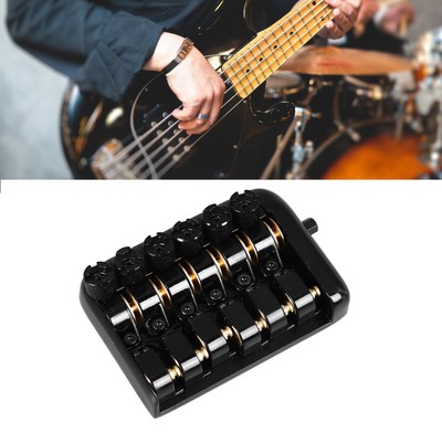 Headless Guitar Bridge Tailpiece Fixed 6 String E-Gitarren Roller-Sattel