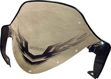 Powermadd [11931] Windshield 13in. Clear/Black Graphics