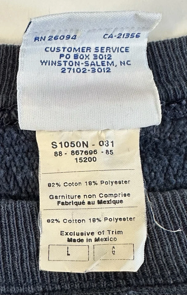 Sudadera Vintage Años 90 SYRACUSE UNIVERSITY NARANJA Campeón Tejido Inverso L Foto 4 de 4