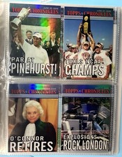 2005 Topps Chronicle Year in Review Complete 52-Card Set in Book