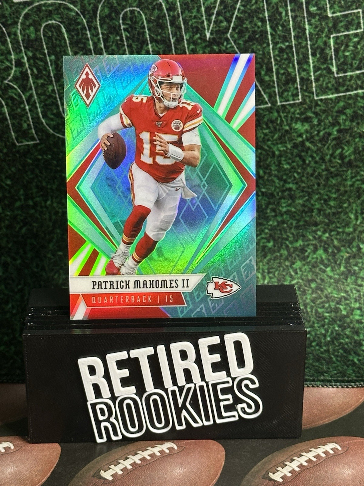 2020 Phoenix Patrick Mahomes II Teal /175 Kansas City Chiefs