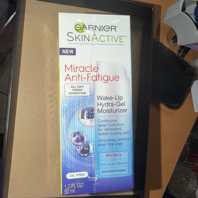 3 Garnier SkinActive Miracle Anti-Fatigue Hydra Gel Face  Moisturizer 1.7 fl.oz.