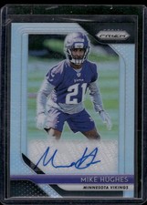 2018 Panini Prizm #RA-MHU Mike Hughes Rookie Autographs Prizm