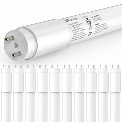 JESLED 10Pack T8 LED Bulbs 4 Foot,4FT Fluorescent Replacement,Type A+B,14W 24...