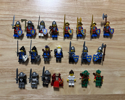 LEGO Castle Minifigure Lot of Lion Knights, Falcon Knights, Forestmen, & more