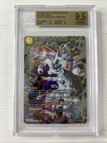 BGS 9.5 - Dragon Ball Super - Frieza, Cooler, & King Cold, Trinity BT30-147 CR