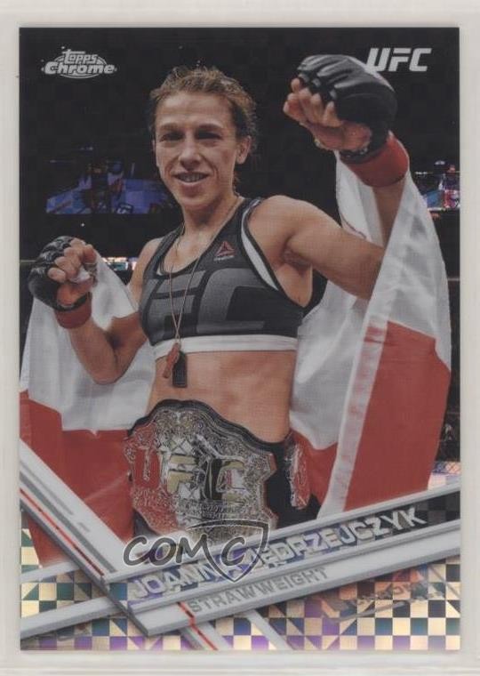 2017 Topps Chrome UFC X-Fractor Joanna Jedrzejczyk #53 06iv