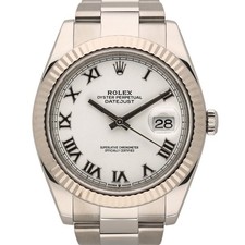 Rolex Datejust 41 Ref. 126334 Steel & 18k White Gold – 2017 – Box & Papers
