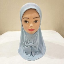 Arab Islamic Girls Scarves Wraps Hijab 2-6Y Girls Kids Turban Scarf Shawl Amira