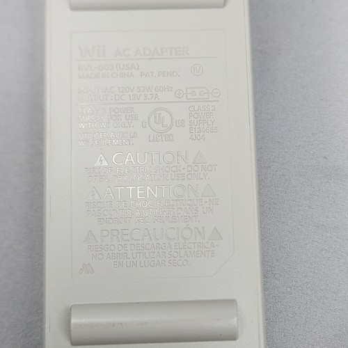 Nintendo Wii Console Black RVL-001 With Power Cord Sensor Bar Rca Cable Tested - Picture 14 of 15