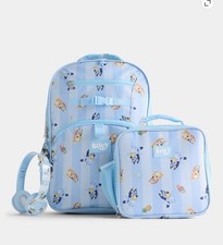 Bluey 4PC Backpack Set With Headphones, Lunch Box And Key Chain