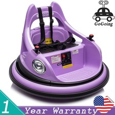 12V Ride On Bumper Car Kids 2wd Toy w/ Remote Control 360  Spin for Age 1.5-5