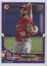 2018 Bowman Prospects Purple 42/250 Junior Fernandez #BP96 6r2